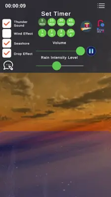 Realistic AnimatedRain Sleep Sounds,Rainy Mood android App screenshot 9