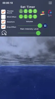 Realistic AnimatedRain Sleep Sounds,Rainy Mood android App screenshot 11